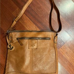 Harbour 2Nd Brown Leather Crossbody Bag